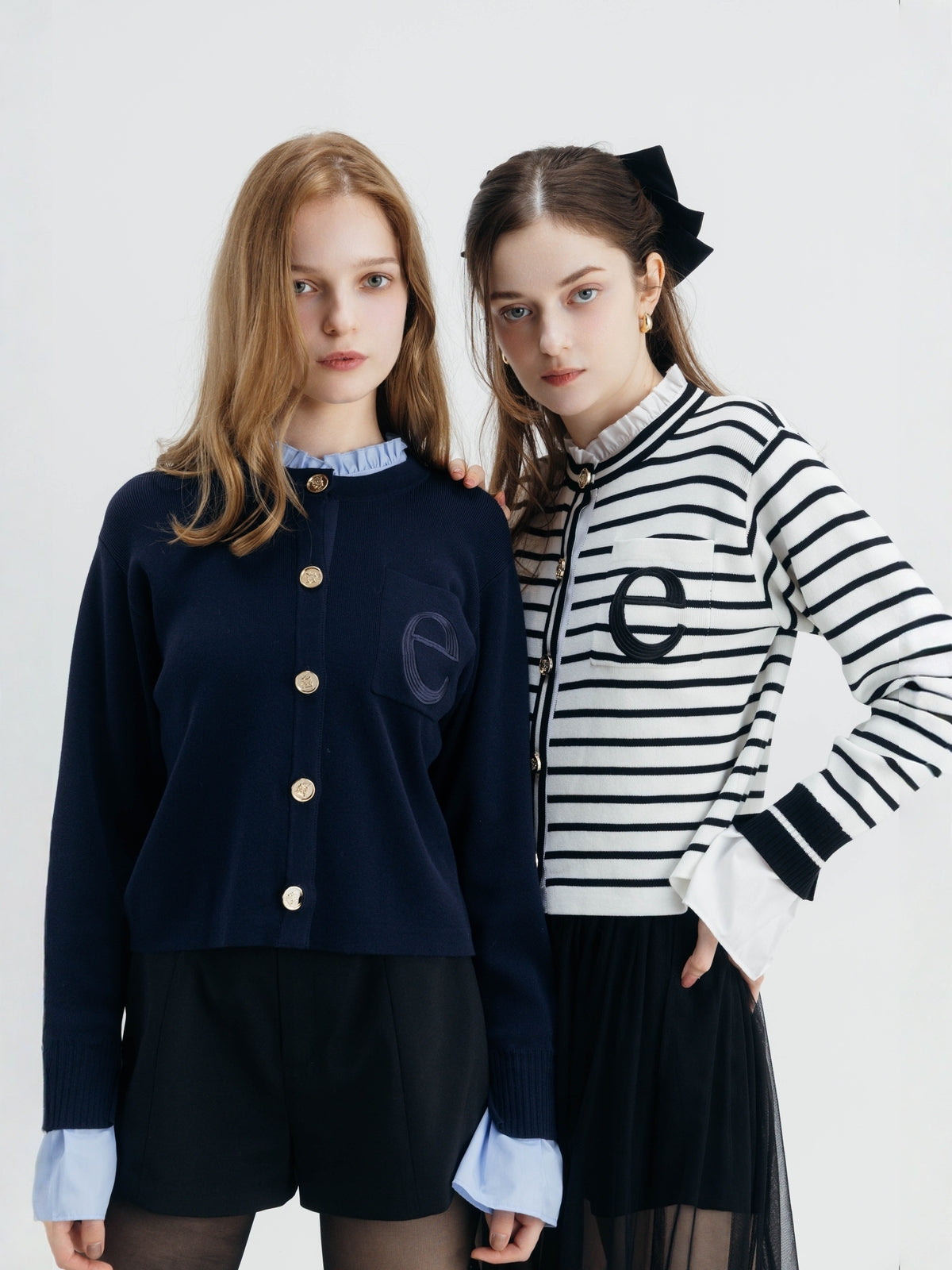 【Best Seller】ATTACHED COLLAR CARDIGAN