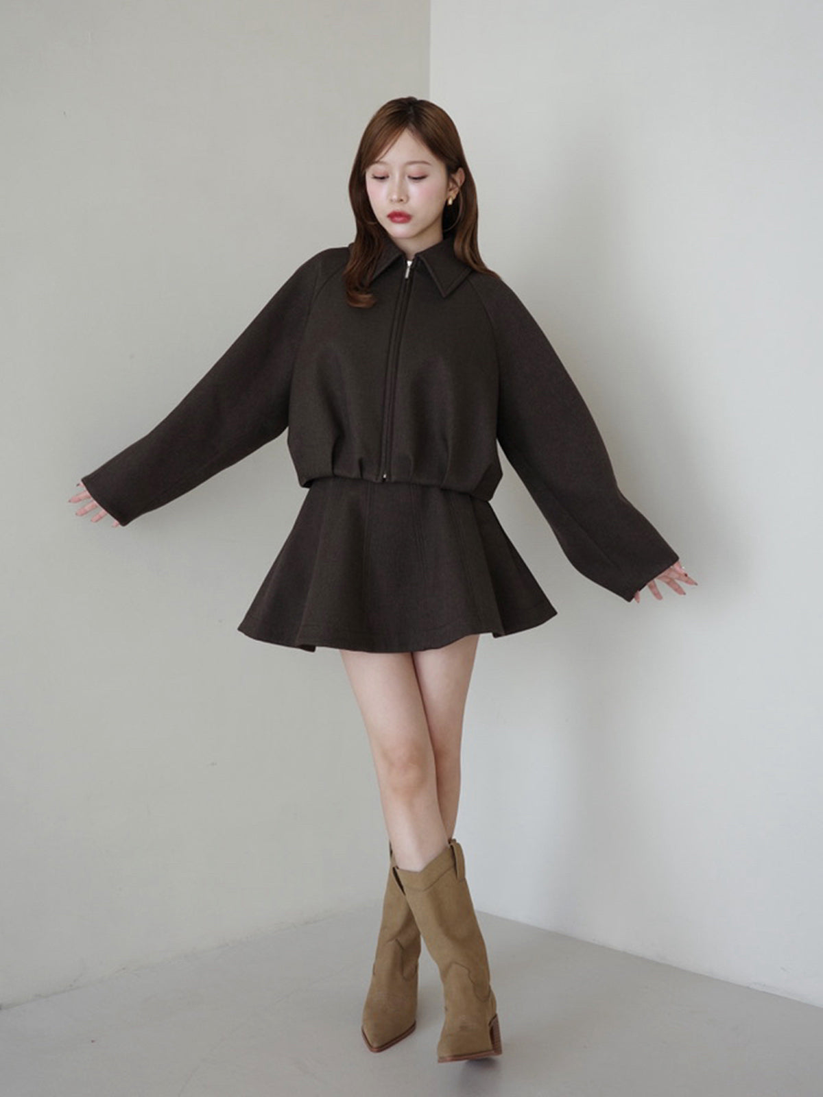 ボンディングフレアスカート