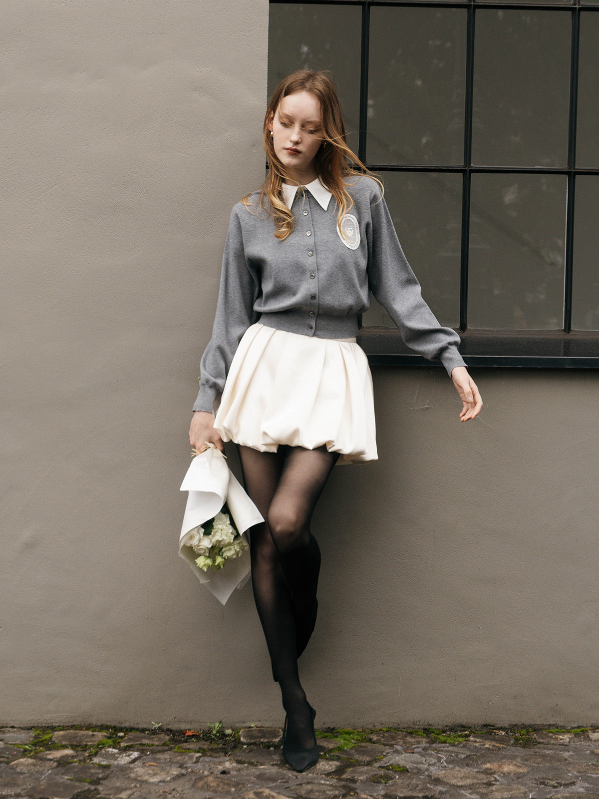 MEDALLION KNIT CARDIGAN