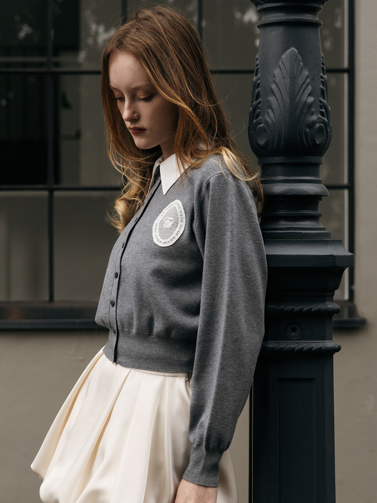 MEDALLION KNIT CARDIGAN