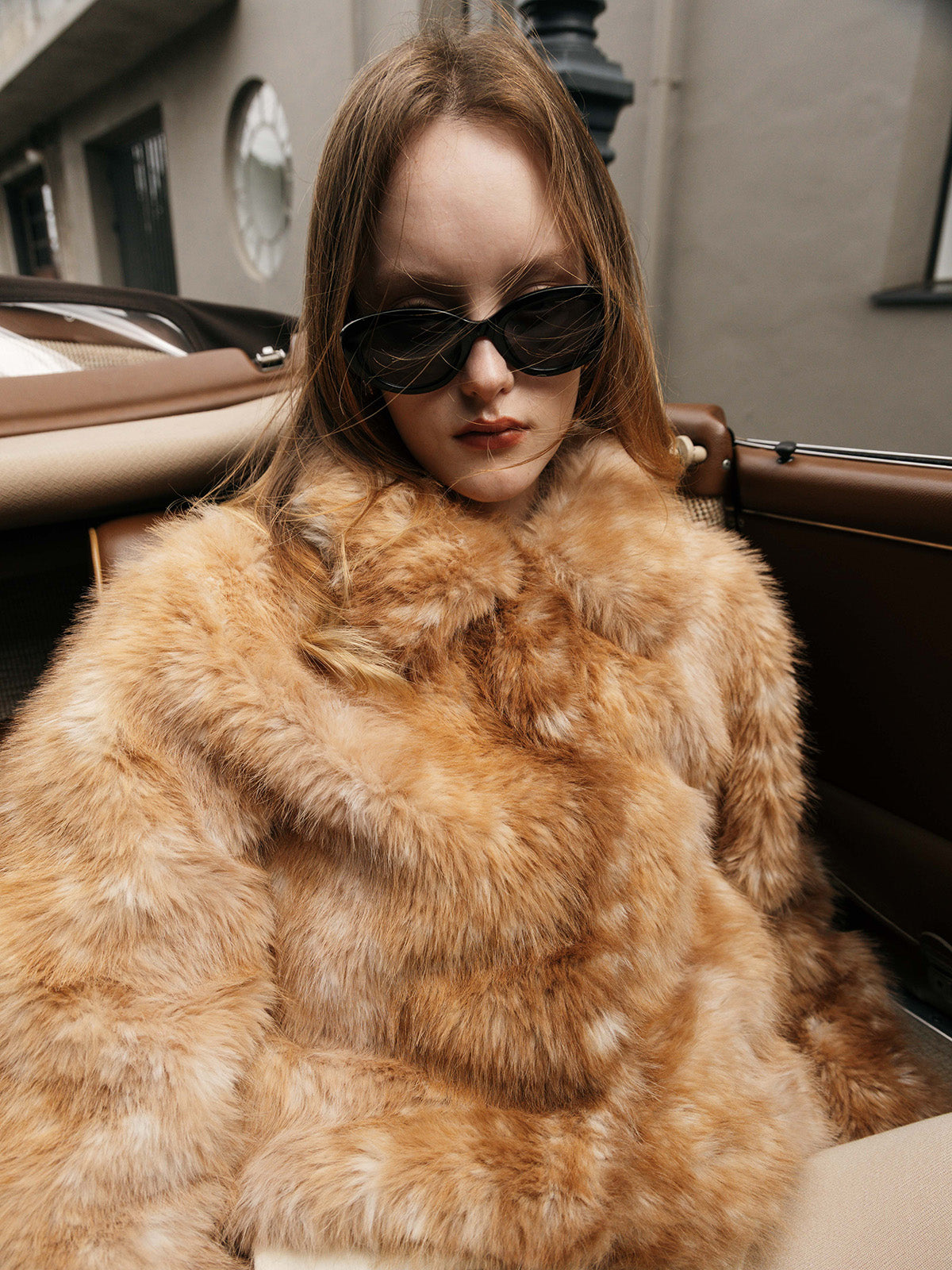 BANBI FAUX FUR JACKET