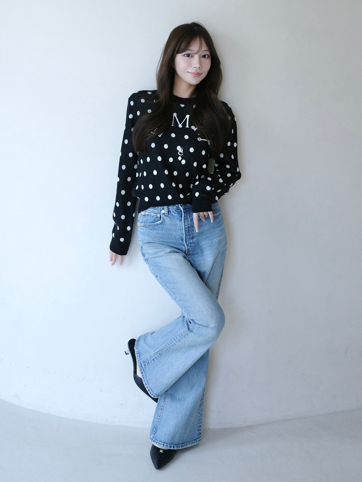EIMY LOGO KNIT TOPS