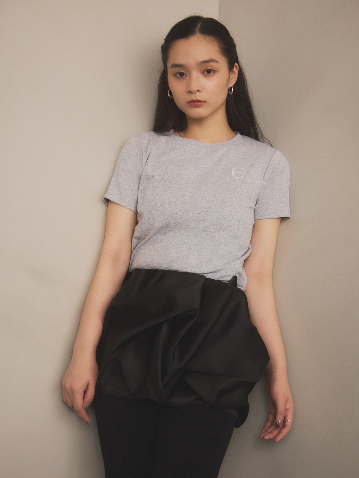 MODEL:163cm／COLOR:BLACK／SIZE:36