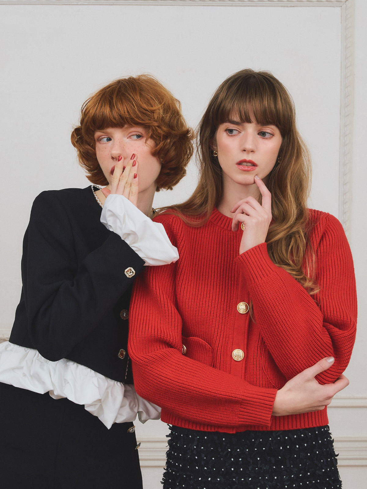 【PRE ORDER】ハートポケットニットカーディガン