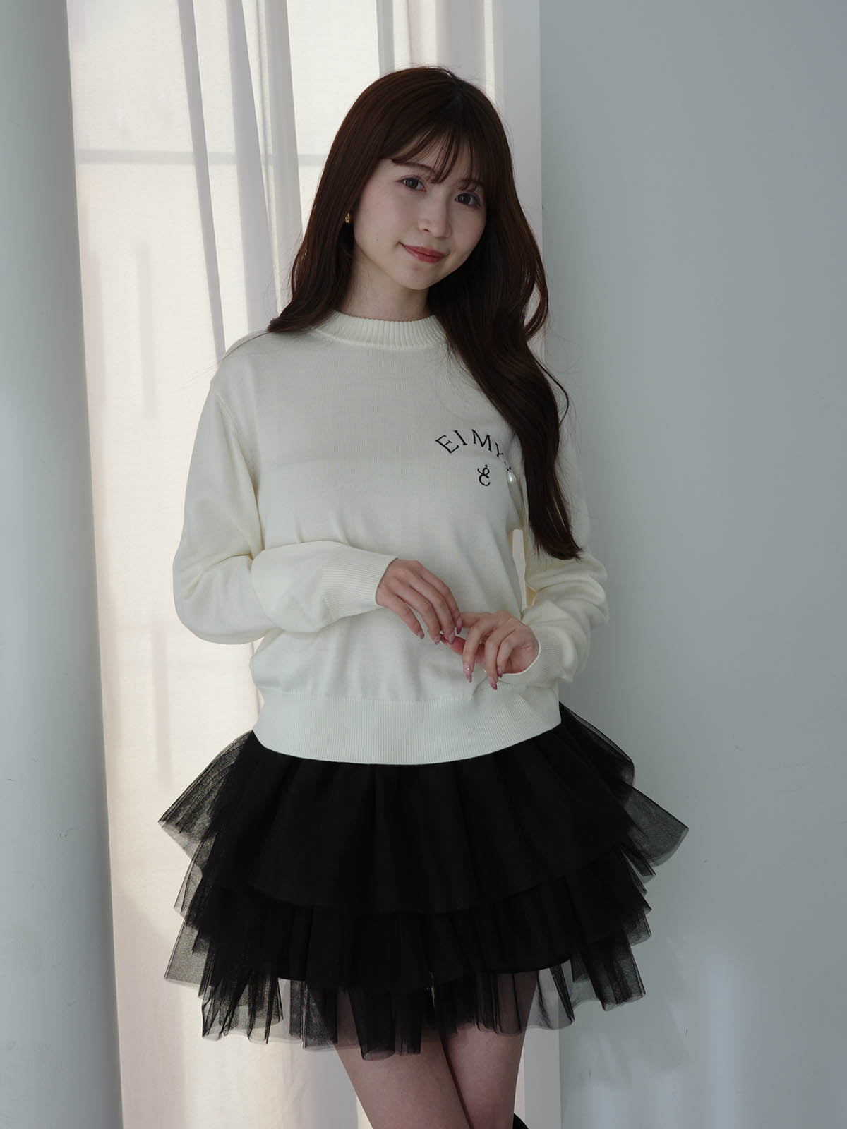 EIMYロゴニットトップス