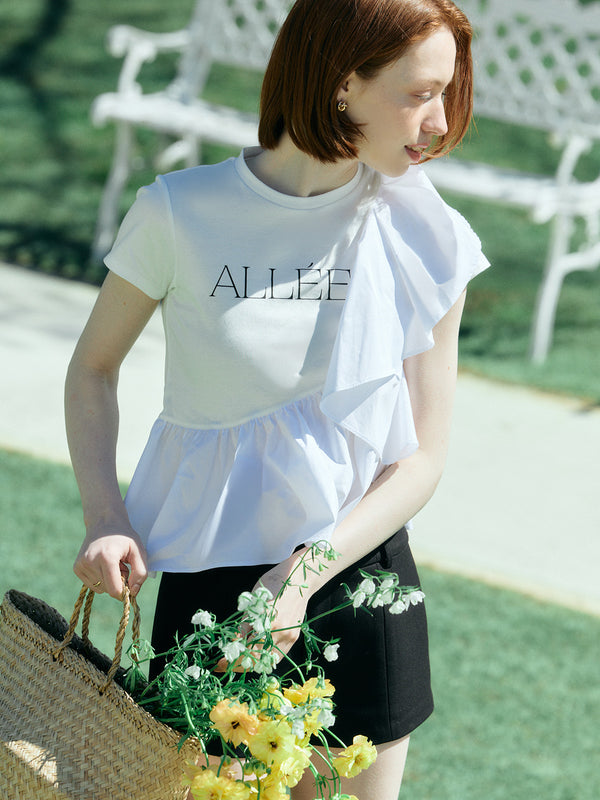 ALLEE FRILL TRIM TOPS
