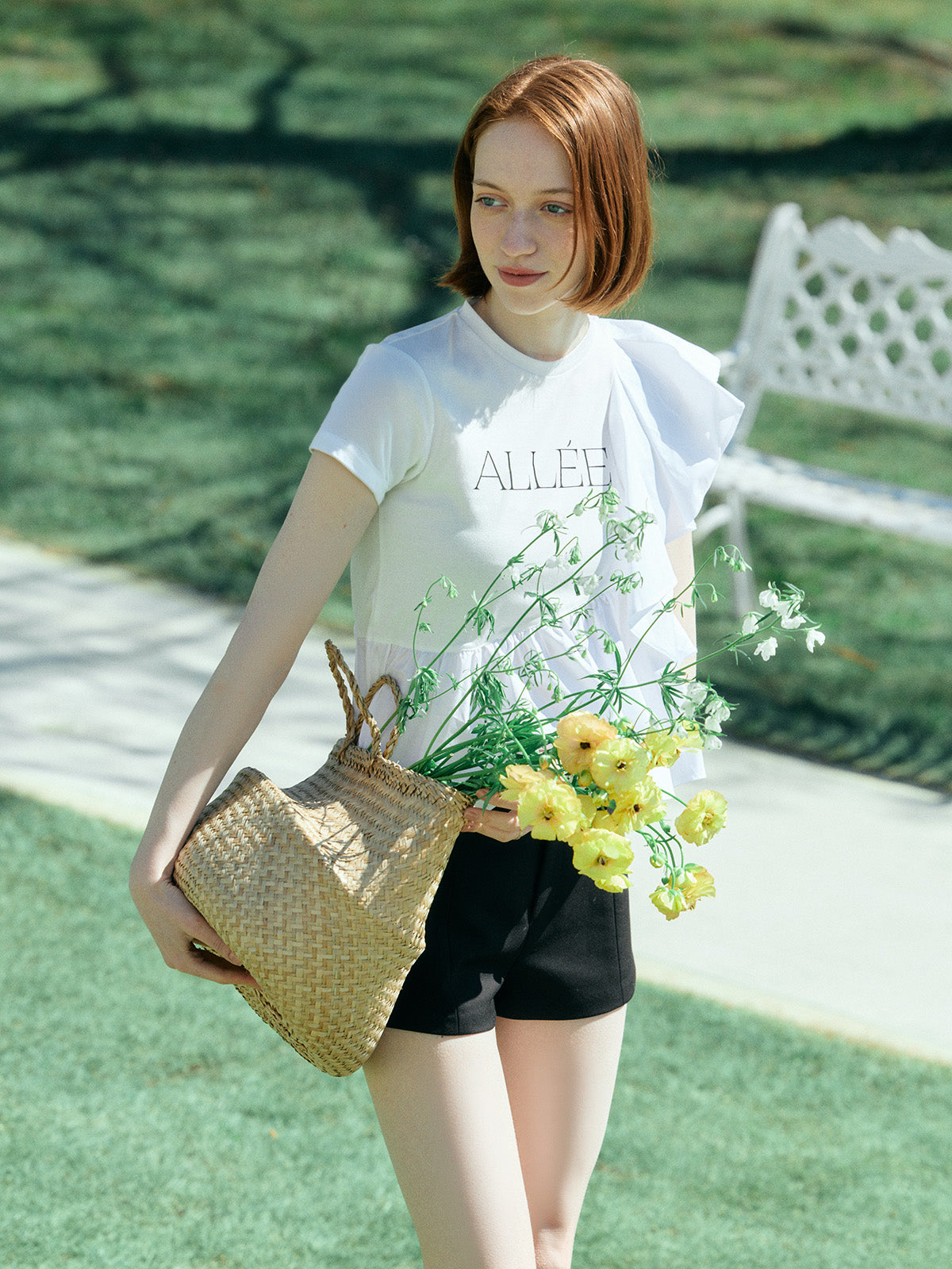 ALLEE FRILL TRIM TOPS