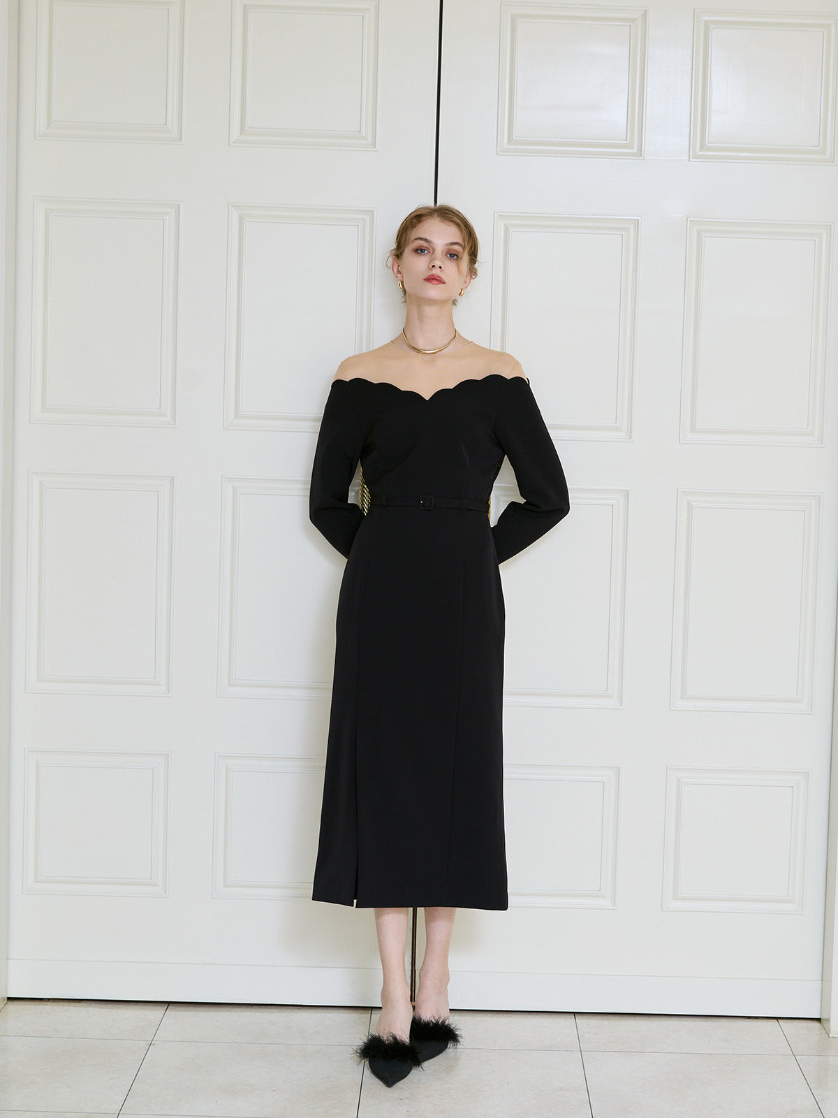 スカラシアーチュールドッキングドレス