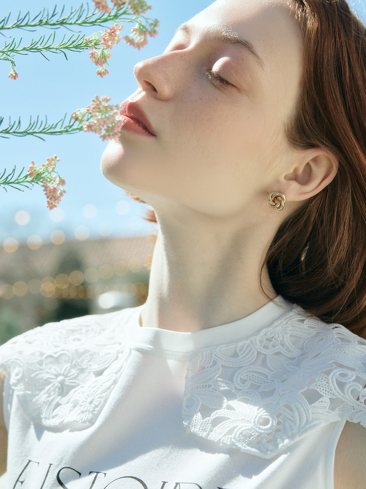 【New Color】EIMY SIGNATURE LACE TEE