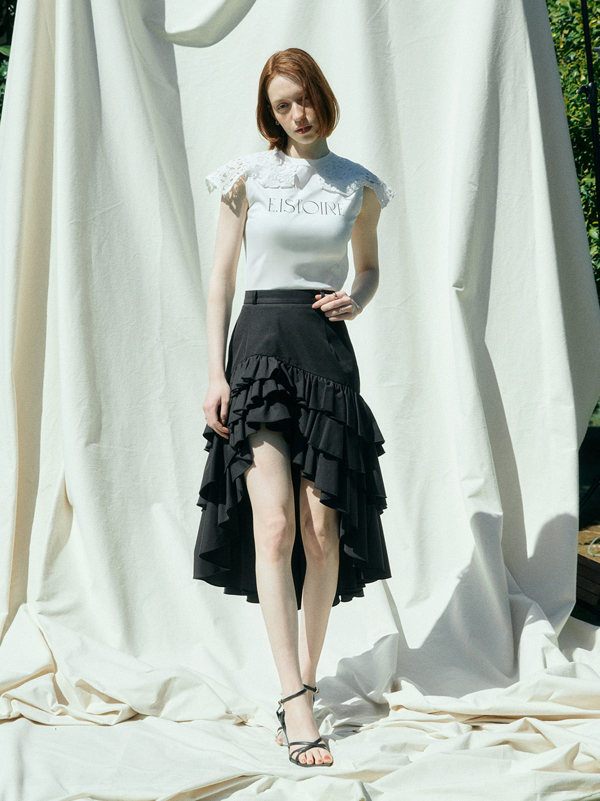 【New Color】EIMY SIGNATURE LACE TEE