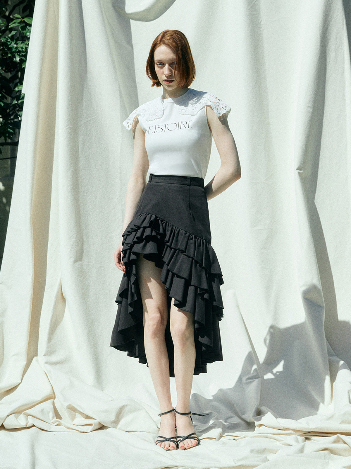 【New Color】EIMY SIGNATURE LACE TEE