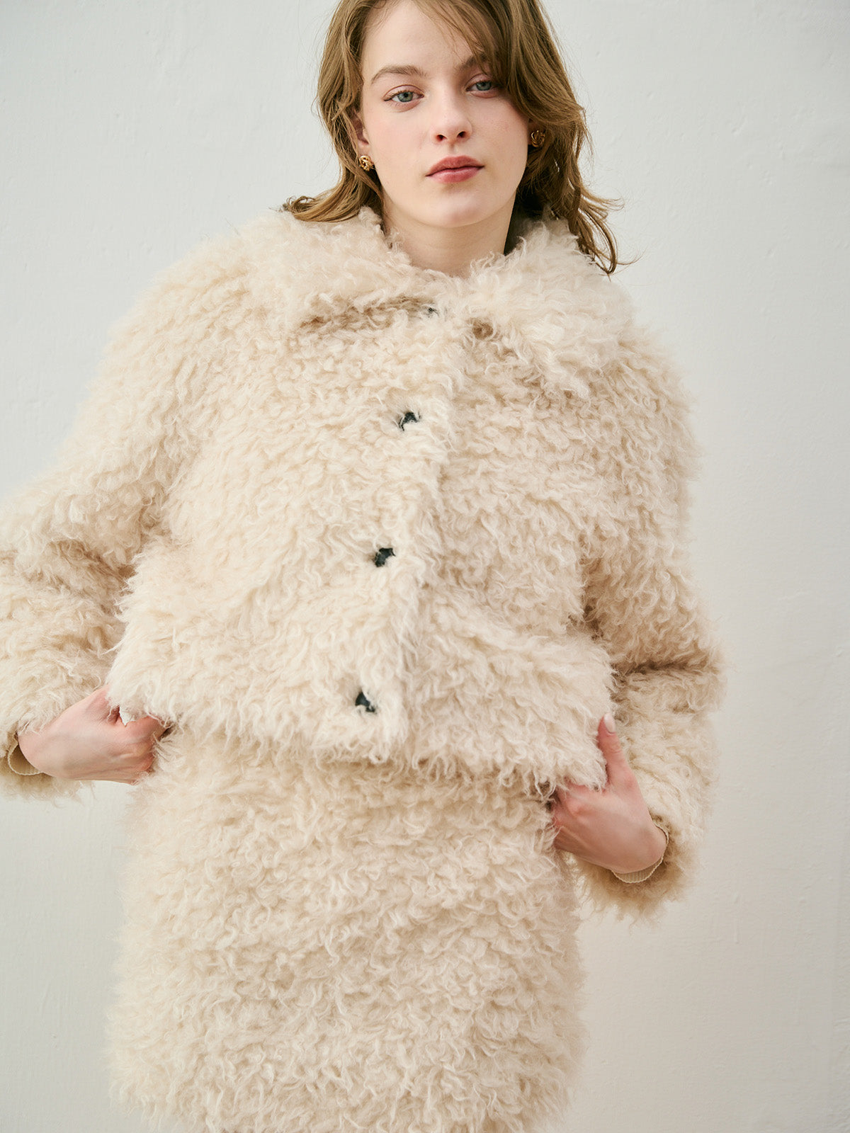 ECOPEL  FAUX FUR JACKET