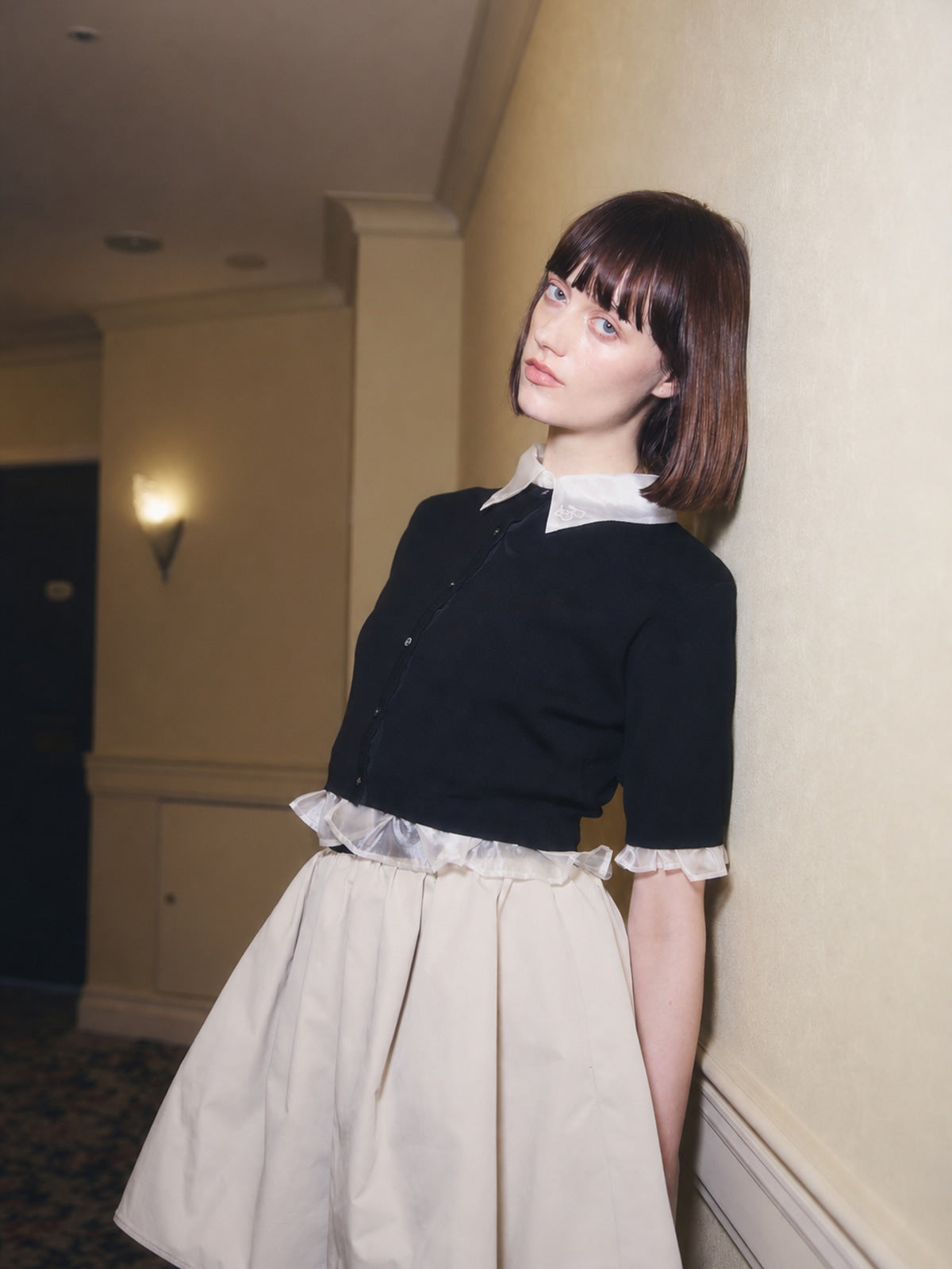 eimy istoire ダイアリー SIGN COLLAR CARDIGAN