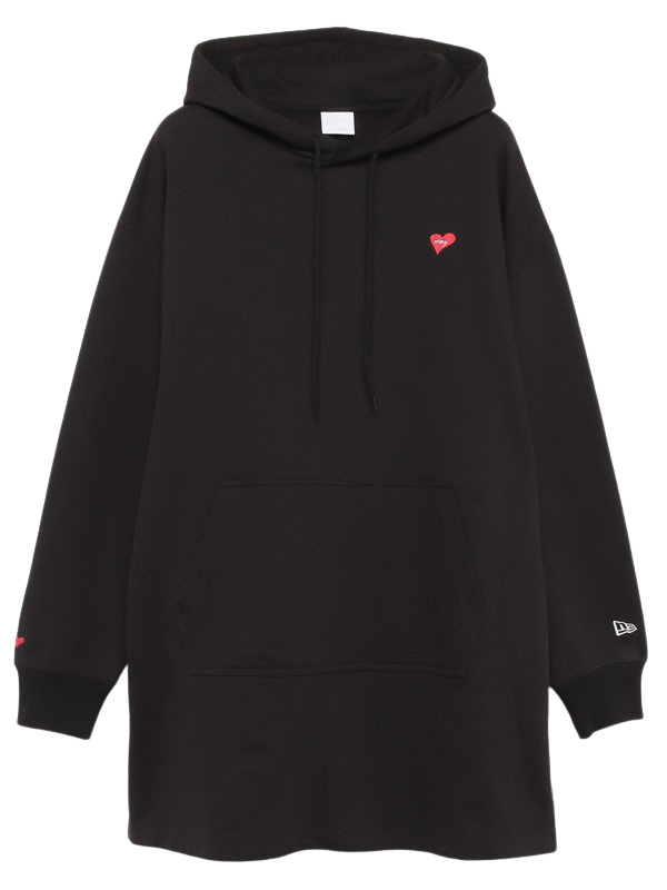 NEW ERAコラボ Sweat Pullover Hoodie one-piece(F WHITE): ワンピース