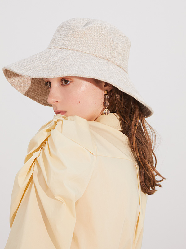 Color Tweed Bucket Hat(F IVORY): 雑貨・小物