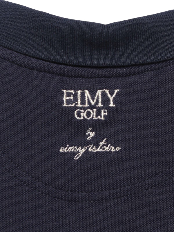 esモノグラム刺繍ノースリーブポロシャツ(F WHITE): EIMY GOLF