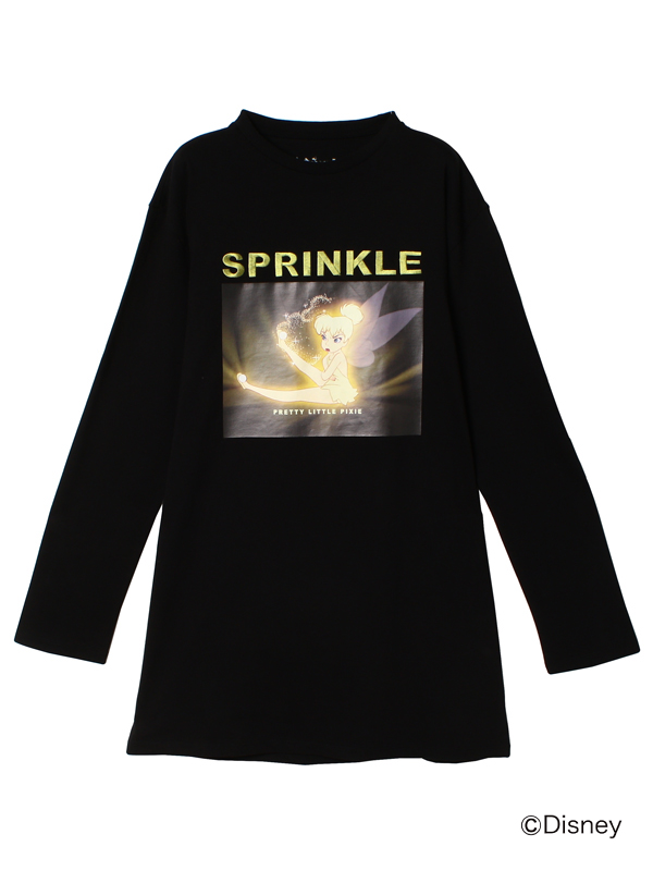 Tink Sparkle ロングtシャツ F White トップス