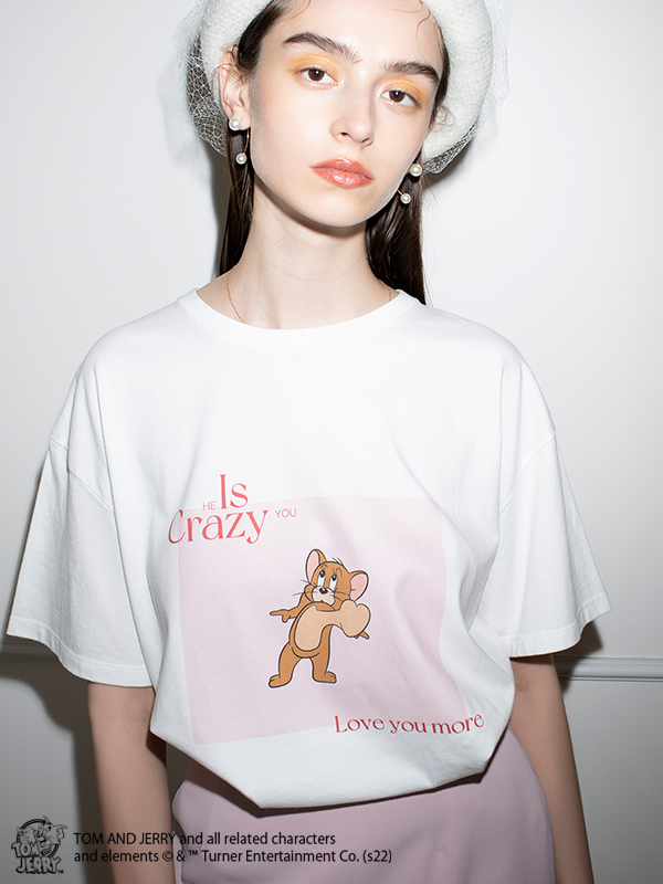 TOM and JERRY "Crazy" Tシャツ