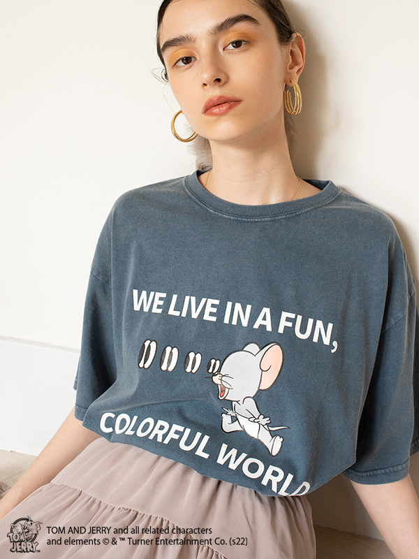 TOM and JERRY "Colorful World" Tシャツ
