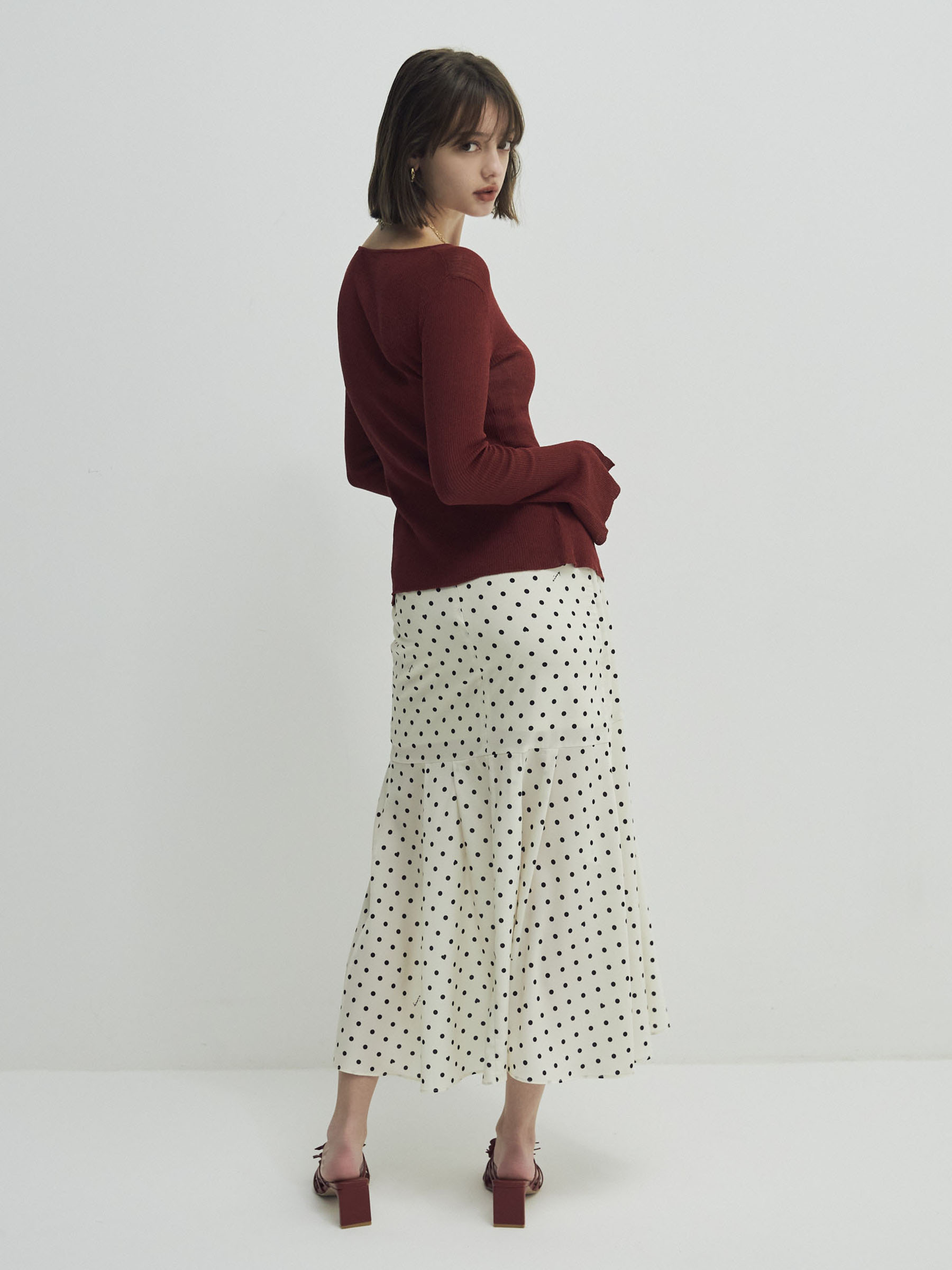 dot eimyスカート(S IVORY): BOTTOMS