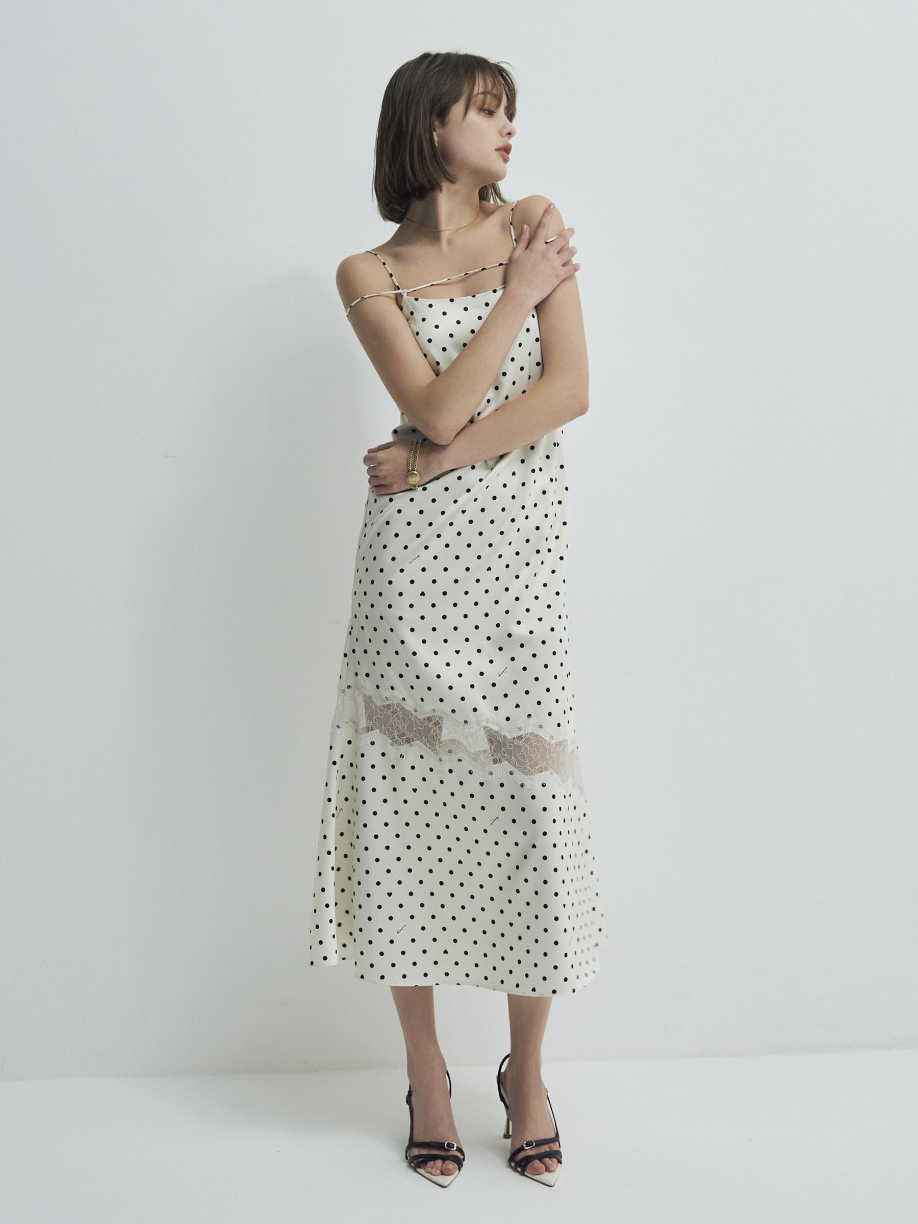 dot eimyキャミワンピース(XS IVORY): ONEPIECE