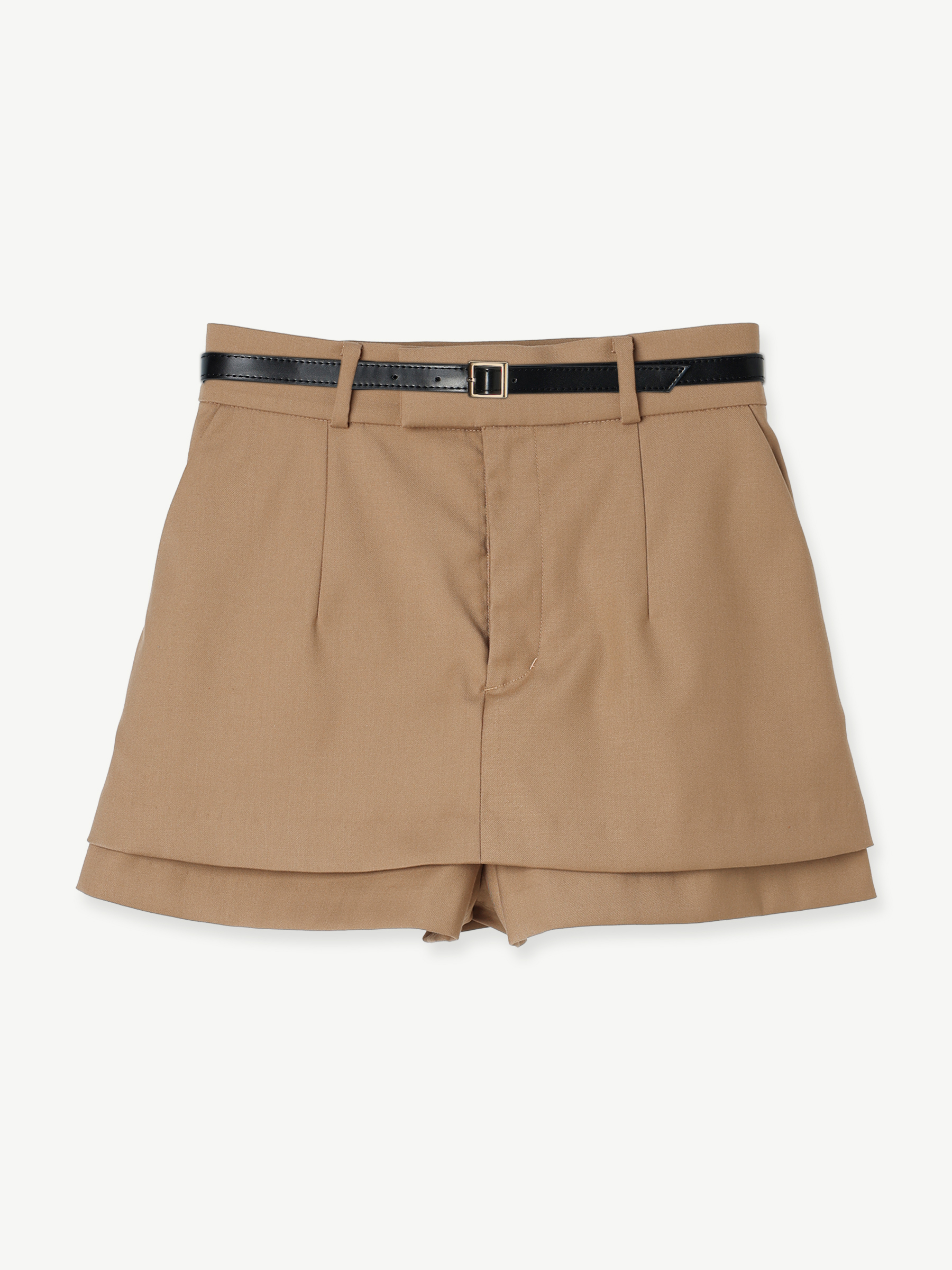 ベルトセットスカショーパン(S BEIGE): BOTTOMS